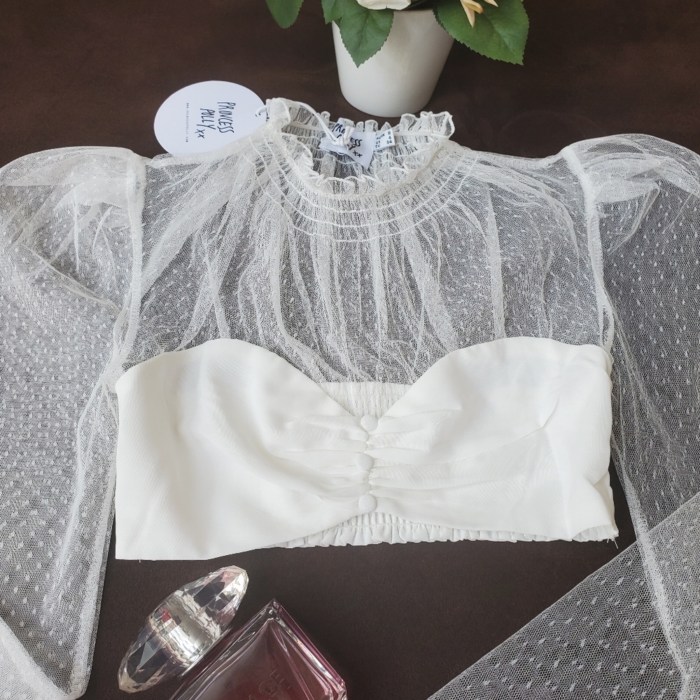 Sheer Crop Top - Picture 5 of 7